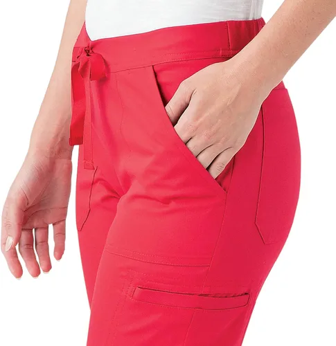 Vista 5 de Urbane 9329 - Pantalones médicos elásticos de 5 bolsillos para mujer