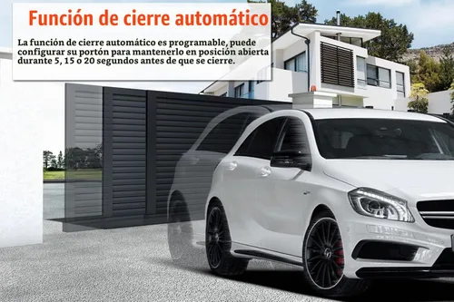 Vista 6 de Blütezeit Abridor automático de puerta corredera de 1800 libras, motor de accionamiento de estante de 370 W con 2 controles remotos y sensor