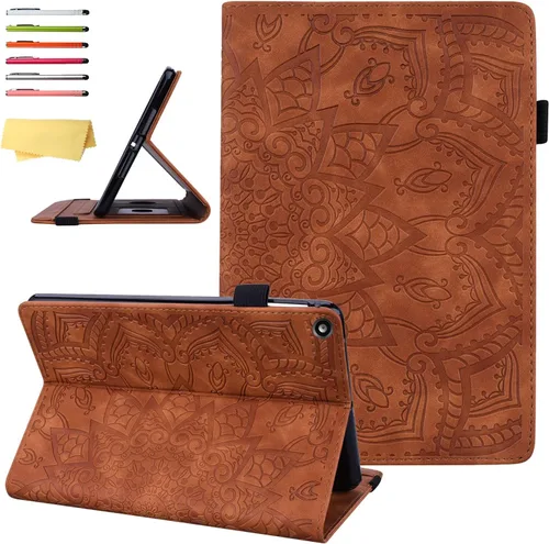 Vista 31 de Funda para Kindle Fire HD 8 de 8ª/7ª/6ª generación (2016/2017/2018) con soporte, soporte para lápices, bolsillos