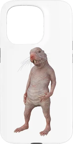 Vista 14 de Carcasa para iPhone 16 Live Weird Funny Naked Mole Rat Strange Animal Case