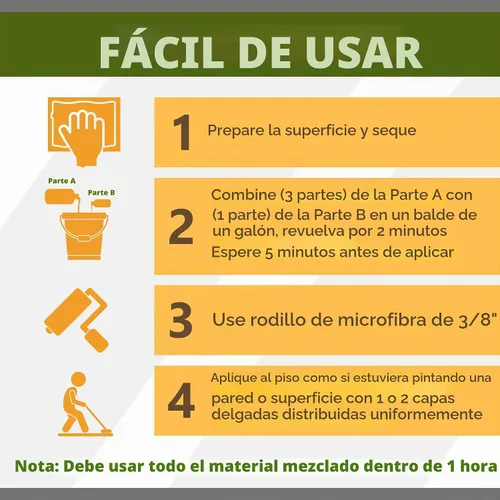Vista 6 de CoverTec GlazeGuard Sellador de azulejos y lechadas de alto brillo 2 partes A+B 1 galón
