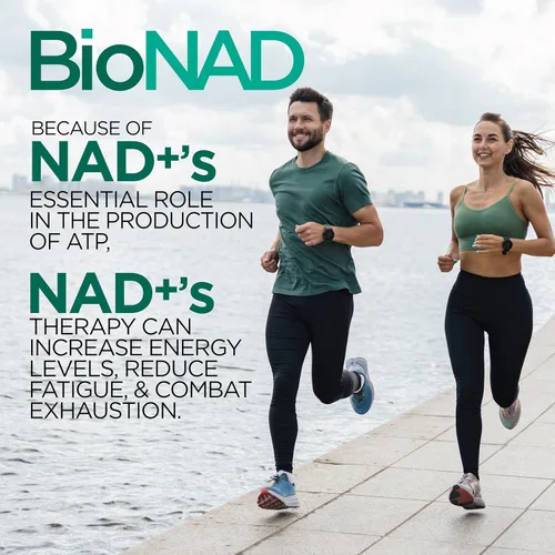 Vista 6 de BioNAD NAD+ - Potenciador de energía natural - Aumenta el NAD+ y apoya la salud general - Antienvejecimiento - Combate el envejecimiento inducido