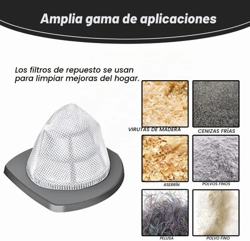 Vista 6 de NKA Juego de 4 filtros de espuma y malla 2033 para aspiradora Bissell