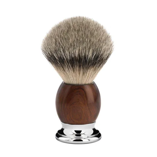 Vista 3 de MÜHLE SOPHIST - Brocha de afeitar para tejón de resina cromada, color negro