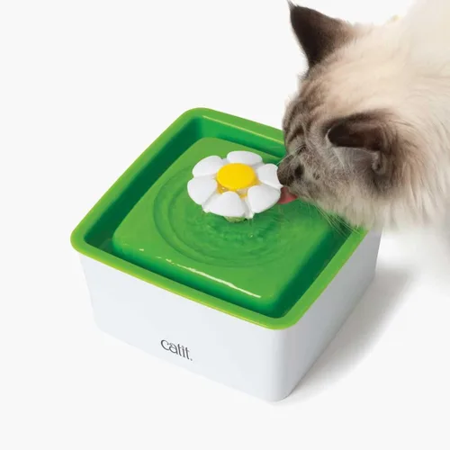 Vista 4 de Filtros de reemplazo de acción triple Catit Senses 2.0 Mini Flower para fuente de agua para gatos, paquete de 3 - Filtros de reemplazo para fuente