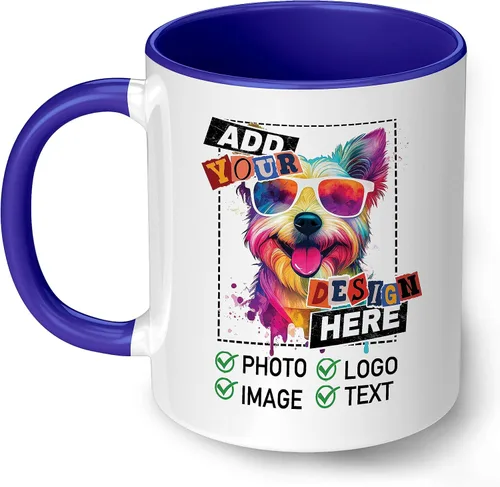 Vista 7 de Taza de fotos personalizada con texto personalizado, carga tu imagen, regalos personalizados para hombres y mujeres, taza de té, mejor amigo