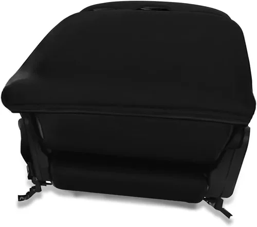Vista 3 de CarsCover Fundas de asiento personalizadas para Dodge Ram 1500, para camioneta pick-up 2013-2016, de neopreno negro, cubren el asiento central