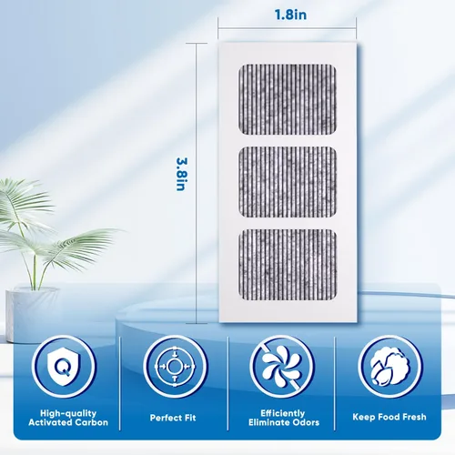Vista 2 de PUREPLUS Paultra2 - Filtro de aire de repuesto para refrigerador, compatible con Pureair Ultra 2, Pureair Ultra ll, 242047805, 5303918847