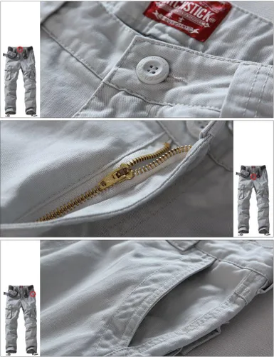 Vista 5 de Match Men's Casual Cargo Pants