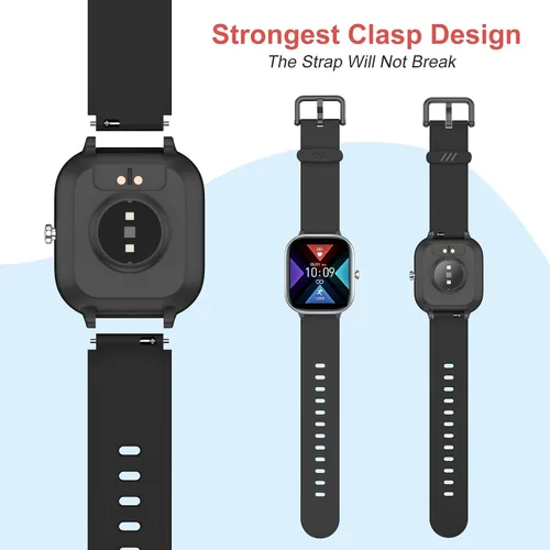 Vista 7 de Reloj de fitness para niños, reloj inteligente impermeable IP68 con esfera de reloj de 1.4 pulgadas, 19 modos deportivos, podómetros, frecuencia