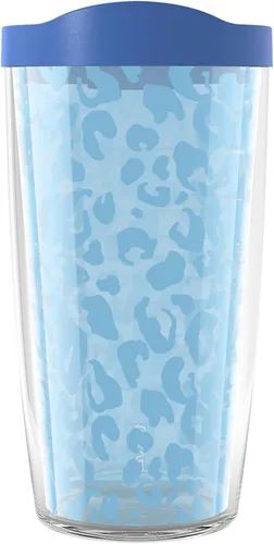 Vista 15 de Tervis Leopard Collection - Vaso aislado de doble pared hecho en Estados Unidos mantiene las bebidas frías y calientes, 16 onzas, paquete de 4