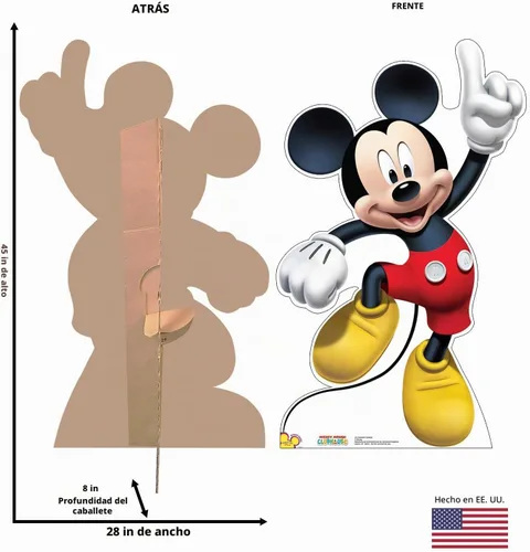 Vista 2 de Mickey Mouse y sus Amigos - Advanced Graphics Tamaño real Gigantografía, talla única Mickey Dance