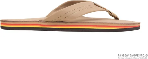 Vista 4 de Rainbow - Sandalias de cuero de primera calidad para mujer
