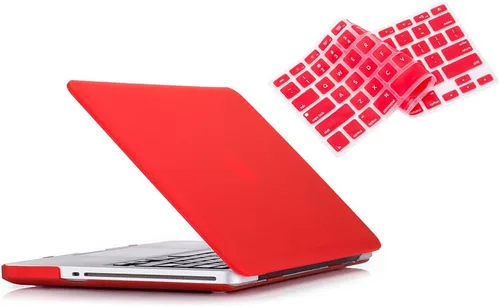 Vista 9 de RUBAN Funda compatible con MacBook Pro de 13 pulgadas 2012 2011 2010 2009 versión A1278, carcasa rígida de plástico y cubierta de teclado para Negro