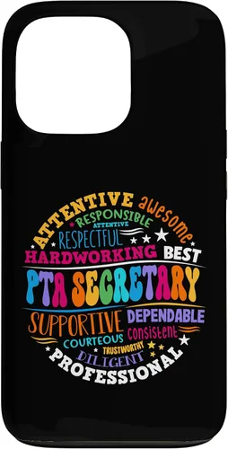 Vista 10 de iPhone 16 Parents Teacher Association Team Supporter PTA Secretary Case