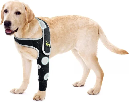 Vista 8 de Codera para perro y pierna delantera para perro para dejar de lamer, protector de codo de perro y coderas de higroma para perros, mangas
