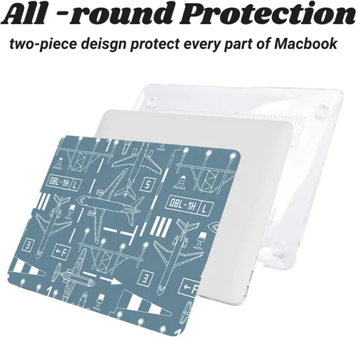 Vista 161 de Funda rígida compatible con MacBook Pro de 13 pulgadas 2012 2011 2010 2009 2008 versión A1278 con CD-ROM, funda de plástico para laptop cubierta