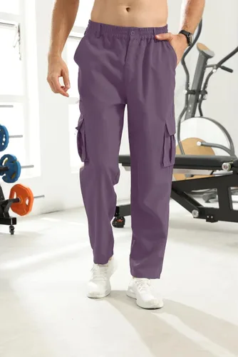 Vista 5 de Pantalones de carga para hombre, ligeros, tácticos, para senderismo, ajuste clásico, múltiples bolsillos