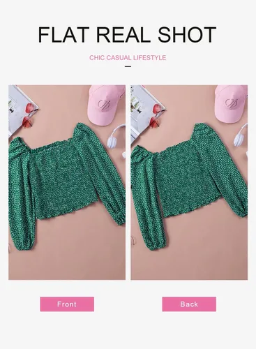 Vista 7 de EVALESS - Blusas de manga larga para mujer, cuello cuadrado, sexy, casuales