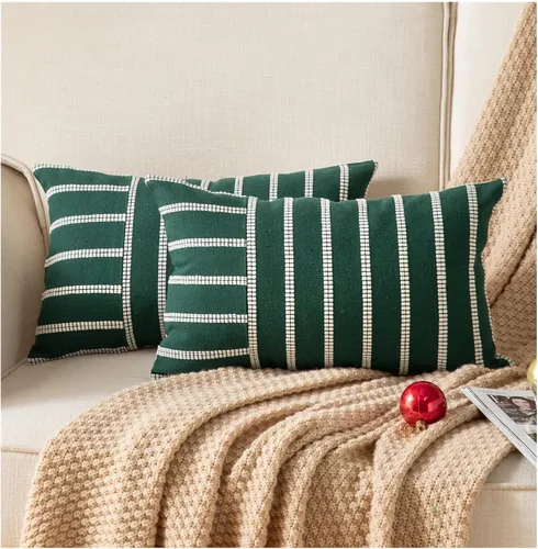 Vista 8 de Funda de Almohada Lumbar Bohemia Decorativa 14X36 Pulgadas Larga Suave Estilo Granja Decorativa Fundas de Almohada para Sofá Fundas de Almohada