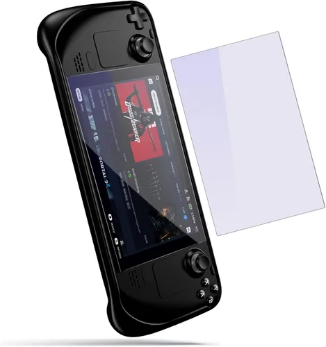 Vista 2 de Keruixin Protector de pantalla de cubierta de vapor de vidrio templado protector de pantalla de luz azul compatible con cubierta de vapor protector