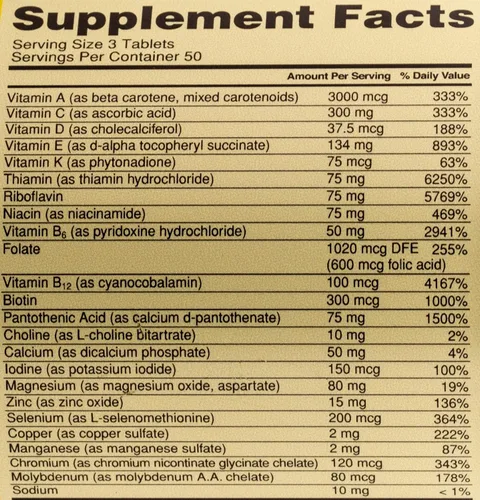 Vista 6 de Optimum Nutrition Suplemento Opti-Men, 150