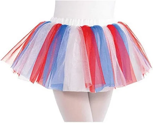 Vista 2 de amscan Tutú de falda para niñas multicolor SM