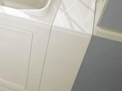 Vista 4 de American Standard 28"x48" mano derecha serie Premium Walk in Bath in Linen