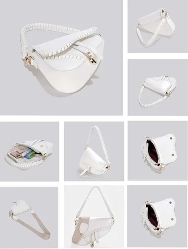 Vista 6 de Bolso de hombro de moda para mujer, bolso de mano para axilas, bolso cruzado