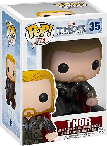 Vista 2 de Funko POP Marvel Bobble Thor Movie 2 Figura de acción