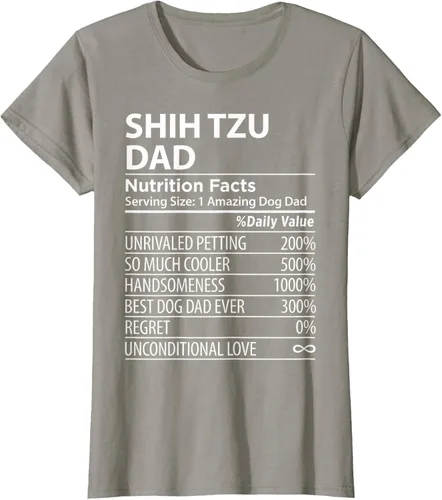 Vista 81 de Shih Tzu Dad - Camiseta divertida para dueño de perro Shih Tzu, Negro