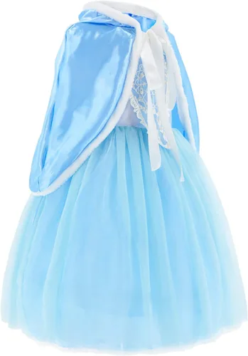 Vista 3 de Disfraces de princesa para fiesta de cumpleaños, Navidad para niñas pequeñas con accesorios