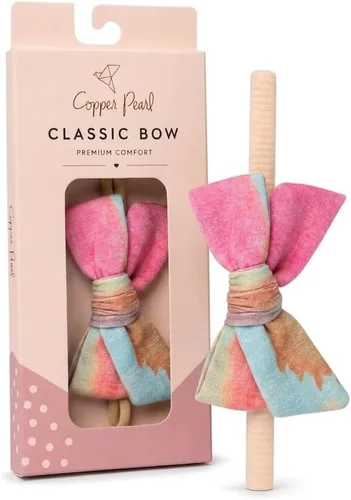 Vista 34 de Copper Pearl Classic Baby Bow Headbands - Limited Collection