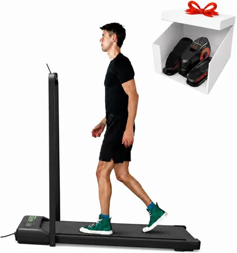 Vista 7 de Portable Walking Pad with Incline, Under Desk Walking Pad Treadmill for Home Small Office, 3.0HP 350lbs Capacity Mini Compact Walking Jogging