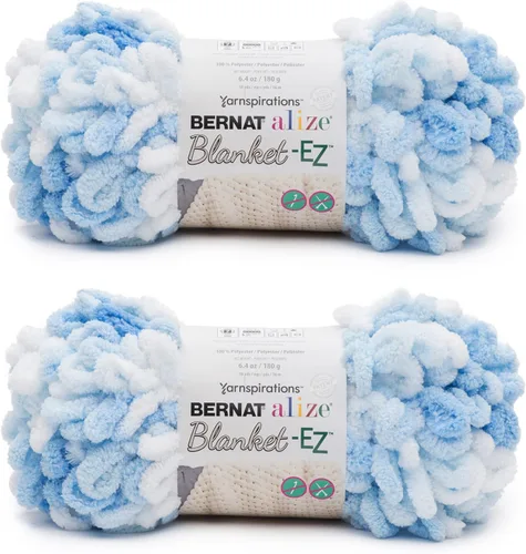 Vista 22 de Bernat Alize Blanket-EZ - Ovillo de lana, color crema