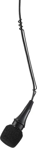 Vista 2 de Micrófono de condensador suspendido Shure CVO-W/C, cable de 25 ft, micrófono de cardioide , Negro