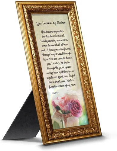 Vista 32 de Crossroads Home Décor Regalos para suegra - Regalos de nuera, You Became My Mother 7346BW