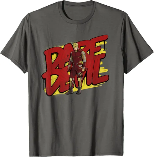 Vista 29 de Marvel Daredevil - Traje amarillo y rojo She-Hulk Disney+ camiseta, Negro