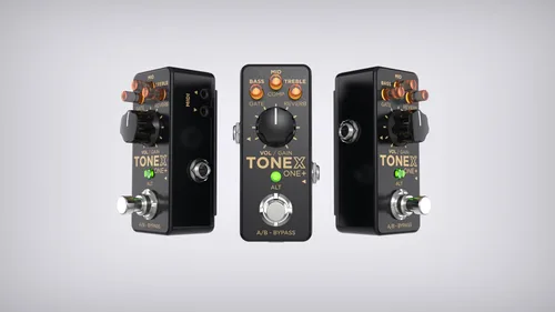 Vista 8 de IK Multimedia TONEX ONE+ AI - Amplificador de guitarra y pedal de efectos con edición inalámbrica Bluetooth, control MIDI, interfaz de audio USB