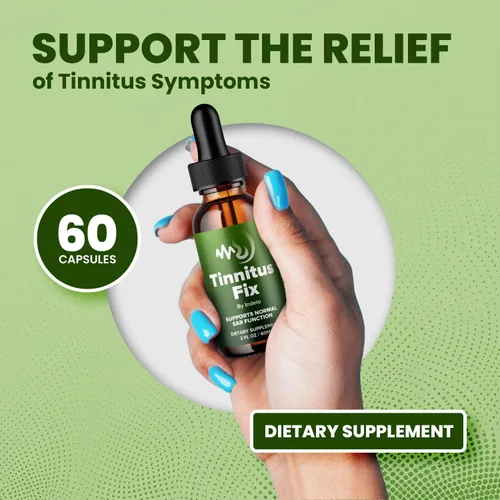 Vista 2 de Tinnitus Fix Drops - Fórmula líquida avanzada de bienestar para apoyo diario de la salud del oído (suministro de 1 mes)