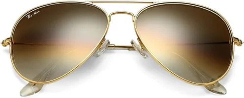 Vista 8 de Pro Acme Classic Aviator Sunglasses Glass Lens Metal UV400 for Men Women A1 café