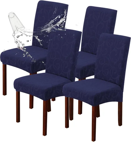 Vista 28 de Genina Fundas impermeables para sillas Parsons de comedor, fundas elásticas para sillas Parsons para comedor, cocina, funda protectora para silla