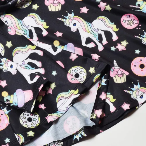 Vista 5 de Jxstar Vestidos de manga larga para niñas, ropa de otoño e invierno, vestido con vuelo