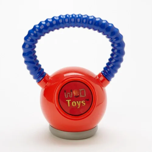 Vista 2 de WOD Toys Kettle Kid - Pesa rusa roja, segura y duradera, juguete de levantamiento de pesas para niños, fitness, gimnasio para niños