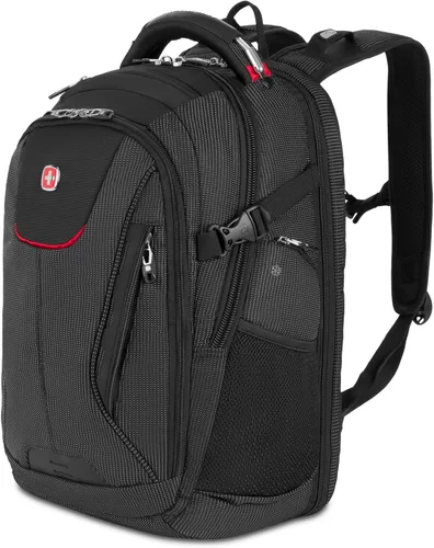 Vista 14 de SwissGear 5358 USB ScanSmart Mochila para Portátil de 16", Negro, Grande