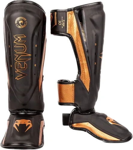 Vista 7 de Venum Venum Elite Evo – Espinilleras Negro/Negro