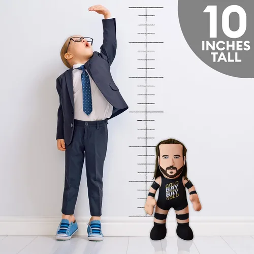 Vista 2 de Bleacher Creatures WWE Adam Cole - Figura de peluche de 10 pulgadas, una superestrella de la lucha libre para jugar o exhibir