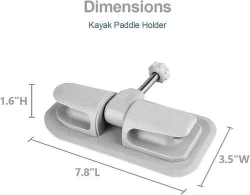 Vista 2 de Paquete de 2 soportes giratorios universales para remo para kayak