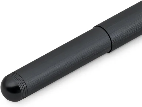 Vista 5 de Kaweco SUPRA - Pluma estilográfica negra I exclusiva para cartuchos de tinta, incluye caja de metal retro I pluma estilográfica 6.5 in I Nib: M