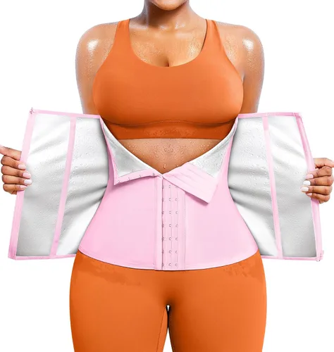 Vista 8 de TrainingGirl Entrenador de cintura para mujer, corsé reductor de cintura para el vientre inferior, corsé envolvente para entrenamiento, banda